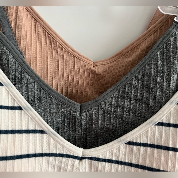 Nautica Seamless Pull-on 3 pc Bra (sport)Set w/Removable Pads Adjustable Straps - Picture 5 of 13